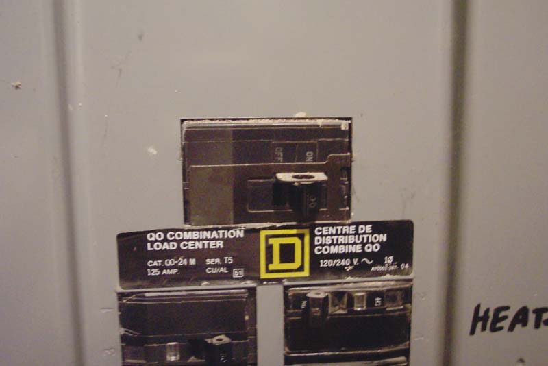 Main Breaker Closeup